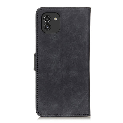 KHAZNEH Retro Texture Horizontal Flip Leather Phone Case, For Samsung Galaxy A03 166mm EU Version, For Samsung Galaxy A03 164mm Global Version, For Samsung Galaxy A13 4G