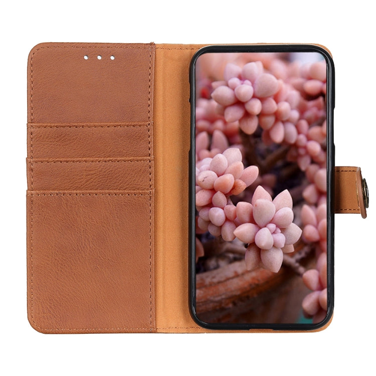KHAZNEH Cowhide Texture Horizontal Flip Leather Phone Case, For Samsung Galaxy A03 166mm EU Version, For Samsung Galaxy A03 164mm Global Version, For Samsung Galaxy A13 4G