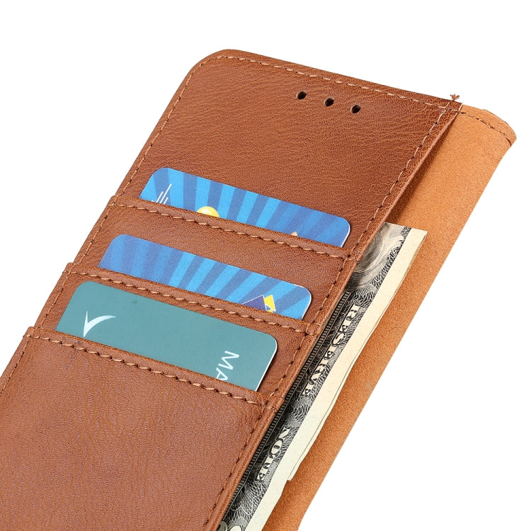 KHAZNEH Cowhide Texture Horizontal Flip Leather Phone Case, For Samsung Galaxy A03 166mm EU Version, For Samsung Galaxy A03 164mm Global Version, For Samsung Galaxy A13 4G