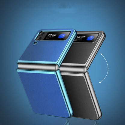Plating Leather Phone Case, For Samsung Galaxy Z Flip3 5G, For Samsung Galaxy Z Fold3 5G