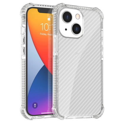 Carbon Fiber Texture Four-corner Shockproof Phone Case, For iPhone 13 Pro Max, For iPhone 13 Pro, For iPhone 13, For iPhone 13 mini