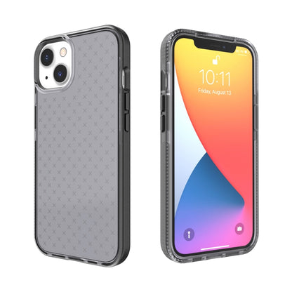 Grid Pattern Shockproof Transparent TPU Phone Case, For iPhone 13 Pro Max, For iPhone 13 Pro, For iPhone 13, For iPhone 13 mini