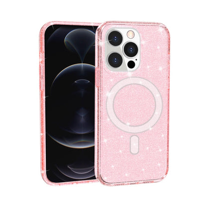 Terminator Style Glitter Powder MagSafe Magnetic Phone Case, For iPhone 13 Pro Max, For iPhone 13 Pro, For iPhone 13, For iPhone 13 mini