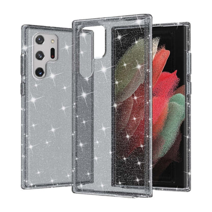 Shockproof Terminator Style Glitter Powder Protective Phone Case, For Samsung Galaxy S22 5G, For Samsung Galaxy S22+ 5G, For Samsung Galaxy S22 Ultra 5G