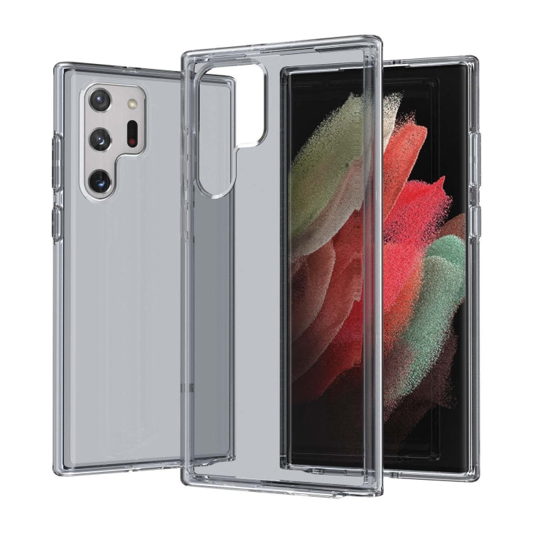 Shockproof Terminator Style Transparent Protective Phone Case, For Samsung Galaxy S22 5G, For Samsung Galaxy S22+ 5G, For Samsung Galaxy S22 Ultra 5G