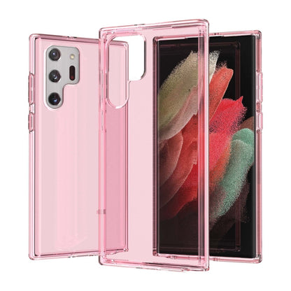 Shockproof Terminator Style Transparent Protective Phone Case, For Samsung Galaxy S22 5G, For Samsung Galaxy S22+ 5G, For Samsung Galaxy S22 Ultra 5G
