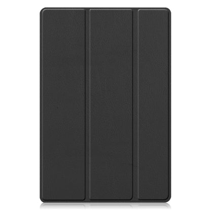Three-folding Holder Custer Texture Leather Tablet Case, For Samsung Galaxy Tab A8 2021