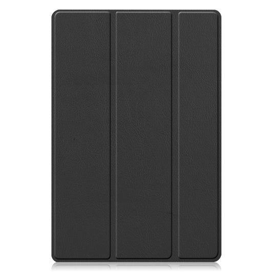 Three-folding Holder Custer Texture Leather Tablet Case, For Samsung Galaxy Tab A8 2021