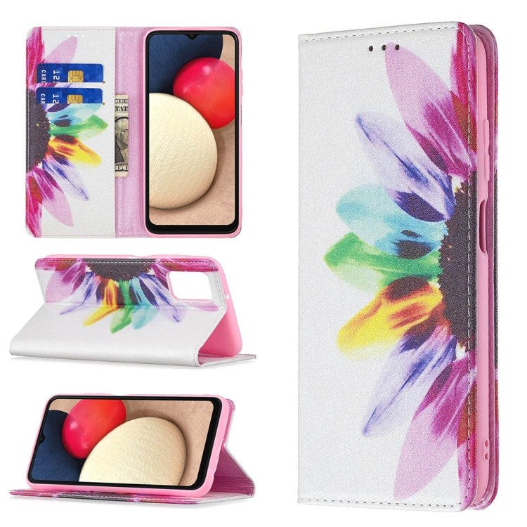 Invisible Magnetic Leather Phone Case, For Samsung Galaxy A03s 166mm