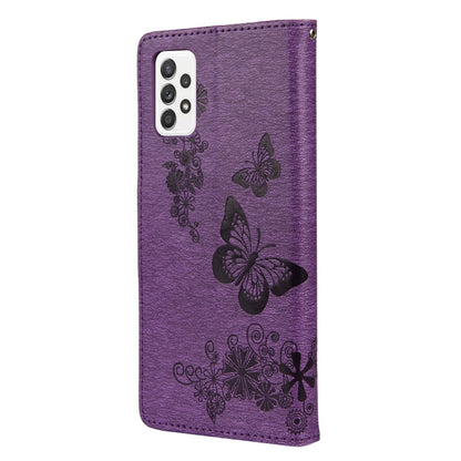 Butterfly Embossed Horizontal Flip Leather Phone Case with Card Slot & Holder, For Samsung Galaxy A33 5G, For Samsung Galaxy A53 5G, For Xiaomi Redmi Note 11 Pro, For Xiaomi Redmi Note 11 5G