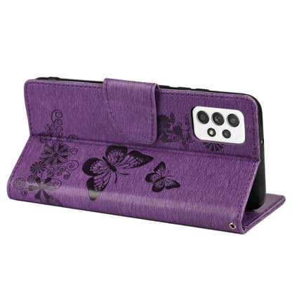 Butterfly Embossed Horizontal Flip Leather Phone Case with Card Slot & Holder, For Samsung Galaxy A33 5G, For Samsung Galaxy A53 5G, For Xiaomi Redmi Note 11 Pro, For Xiaomi Redmi Note 11 5G