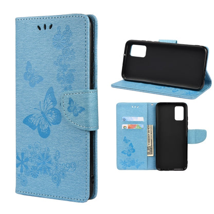 Butterfly Embossed Horizontal Flip Leather Phone Case with Card Slot & Holder, For Samsung Galaxy A33 5G, For Samsung Galaxy A53 5G, For Xiaomi Redmi Note 11 Pro, For Xiaomi Redmi Note 11 5G