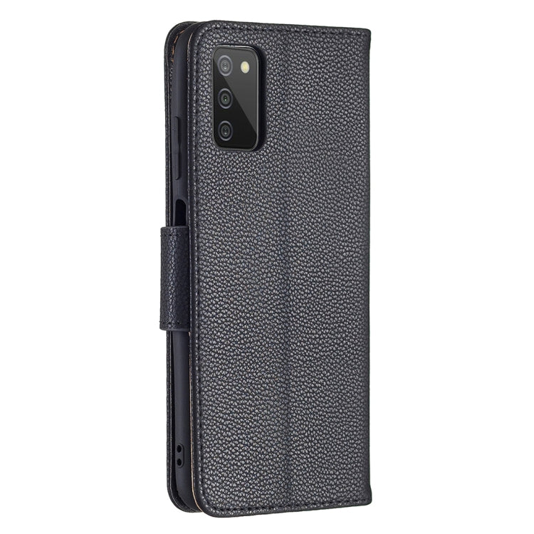 Litchi Texture Leather Phone Case, For Samsung Galaxy A03s 166mm