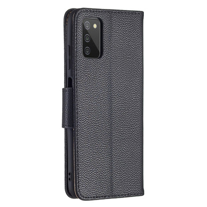 Litchi Texture Leather Phone Case, For Samsung Galaxy A03s 166mm