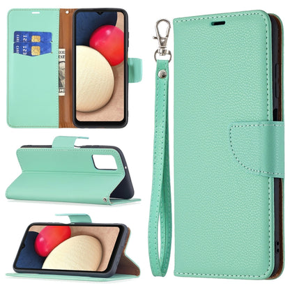 Litchi Texture Leather Phone Case, For Samsung Galaxy A03s 166mm
