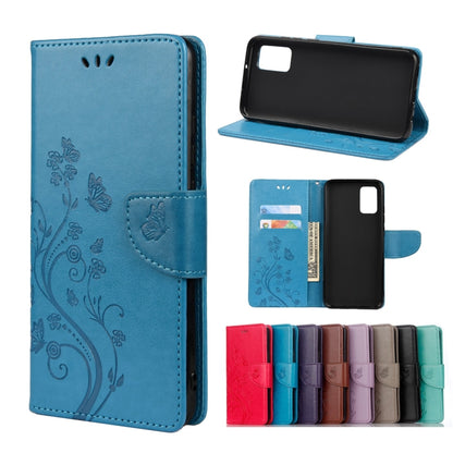 Butterfly Flower Pattern Horizontal Flip Leather Phone Case with Card Slot & Holder, For Samsung Galaxy A33 5G, For Samsung Galaxy A53 5G, For Xiaomi Redmi Note 11 Pro, For Xiaomi Redmi Note 11