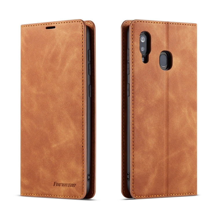 Forwenw Dream Series Oil Edge Strong Magnetism Horizontal Flip Leather Case with Holder & Card Slots & Wallet & Photo Frame, For Huawei P Smart+ (2019), For Huawei Mate 20, For Huawei Mate 20 Pro, For Huawei Mate 20 Lite, For Huawei P20                ...