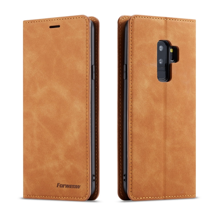 Forwenw Dream Series Oil Edge Strong Magnetism Horizontal Flip Leather Case with Holder & Card Slots & Wallet & Photo Frame, For Galaxy S9+, For Galaxy S10, For Galaxy S10+, For Galaxy S10e, For iPhone 6s / 6, For iPhone 6s Plus / 6 Plus               ...