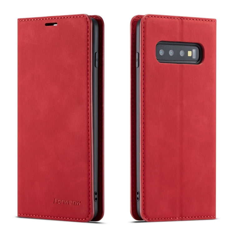 Forwenw Dream Series Oil Edge Strong Magnetism Horizontal Flip Leather Case with Holder & Card Slots & Wallet & Photo Frame, For Galaxy S9+, For Galaxy S10, For Galaxy S10+, For Galaxy S10e, For iPhone 6s / 6, For iPhone 6s Plus / 6 Plus               ...