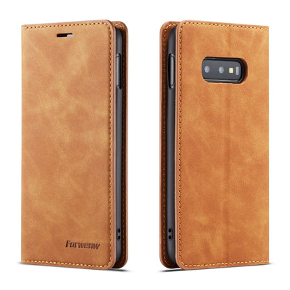Forwenw Dream Series Oil Edge Strong Magnetism Horizontal Flip Leather Case with Holder & Card Slots & Wallet & Photo Frame, For Galaxy S9+, For Galaxy S10, For Galaxy S10+, For Galaxy S10e, For iPhone 6s / 6, For iPhone 6s Plus / 6 Plus               ...