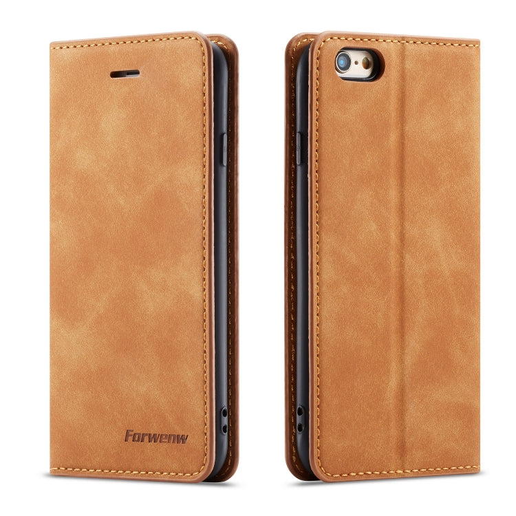 Forwenw Dream Series Oil Edge Strong Magnetism Horizontal Flip Leather Case with Holder & Card Slots & Wallet & Photo Frame, For Galaxy S9+, For Galaxy S10, For Galaxy S10+, For Galaxy S10e, For iPhone 6s / 6, For iPhone 6s Plus / 6 Plus               ...
