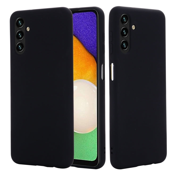 Pure Color Liquid Silicone Phone Case, For Samsung Galaxy A03 164.2mm Global Version, For Samsung Galaxy A13 5G, For Samsung Galaxy M52 5G