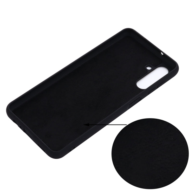 Pure Color Liquid Silicone Phone Case, For Samsung Galaxy A03 164.2mm Global Version, For Samsung Galaxy A13 5G, For Samsung Galaxy M52 5G