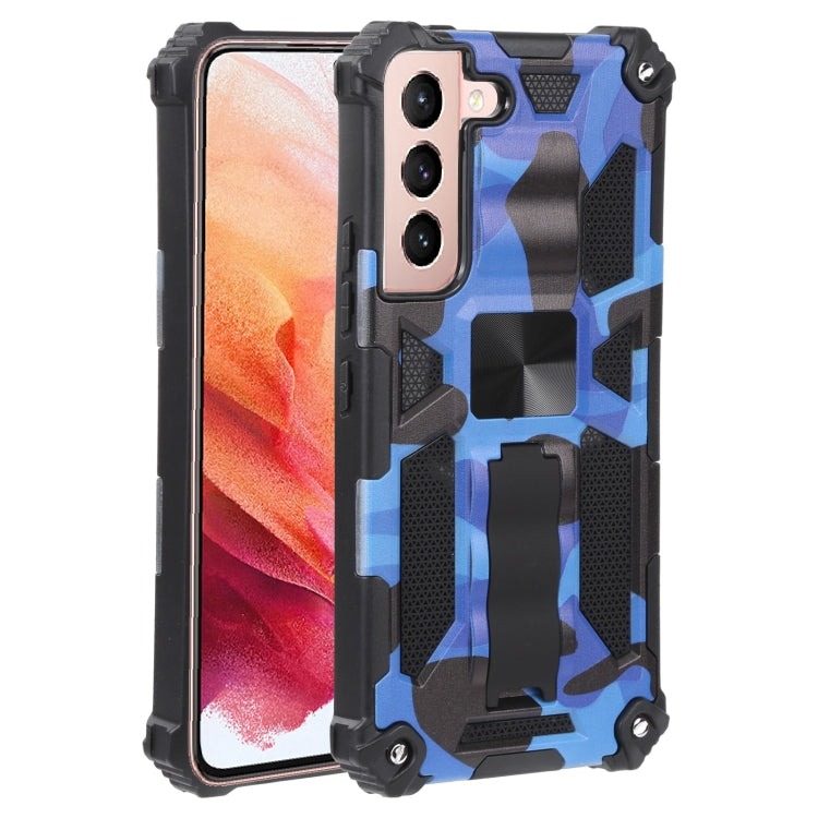 Camouflage Armor Shockproof TPU + PC Magnetic Protective Phone Case with Holder, For Samsung Galaxy A13 5G, For Xiaomi Mi 11T / 11T Pro, For Samsung Galaxy S22 5G, For Samsung Galaxy S22+ 5G