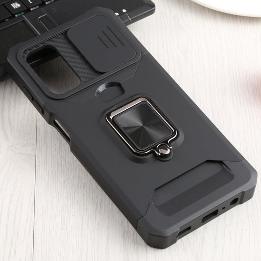 Sliding Camera Cover Design PC + TPU Shockproof Phone Case with Ring Holder & Card Slot, For Motorola Moto G Pure, For Samsung Galaxy A13 5G, For Samsung Galaxy S22 5G, For Samsung Galaxy S22+ 5G, For Samsung Galaxy S22 Ultra 5G
