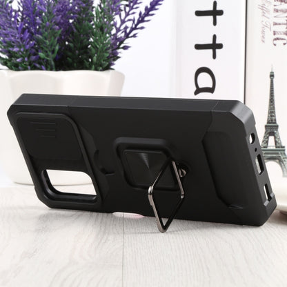 Sliding Camera Cover Design PC + TPU Shockproof Phone Case with Ring Holder & Card Slot, For Motorola Moto G Pure, For Samsung Galaxy A13 5G, For Samsung Galaxy S22 5G, For Samsung Galaxy S22+ 5G, For Samsung Galaxy S22 Ultra 5G