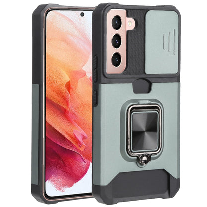 Sliding Camera Cover Design PC + TPU Shockproof Phone Case with Ring Holder & Card Slot, For Motorola Moto G Pure, For Samsung Galaxy A13 5G, For Samsung Galaxy S22 5G, For Samsung Galaxy S22+ 5G, For Samsung Galaxy S22 Ultra 5G