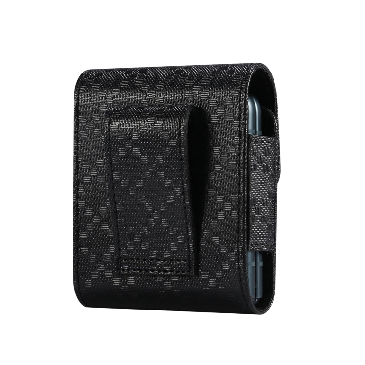 Checkered Texture Waist Hanging Phone Case, For Samsung Galaxy Z Flip3 5G