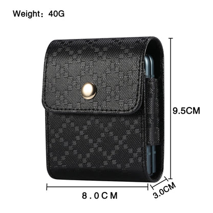 Checkered Texture Waist Hanging Phone Case, For Samsung Galaxy Z Flip3 5G