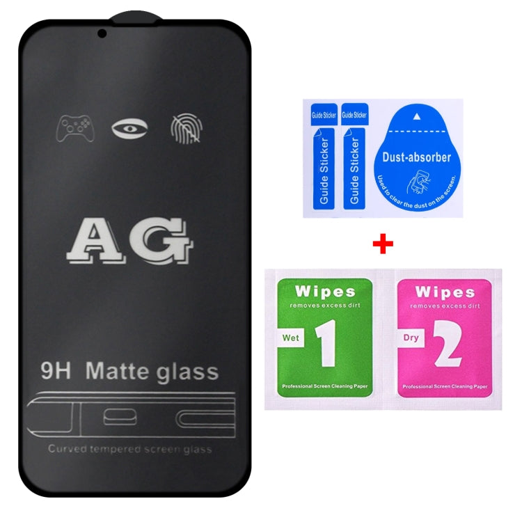 For iPhone 17e / 16e / 13 / 13 Pro AG Matte Frosted Full Cover Tempered Glass Film, For iPhone 13 mini (1 PC), For iPhone 16e / 13 / 13 Pro  (1 PC), For iPhone 13 Pro Max (1 PC)