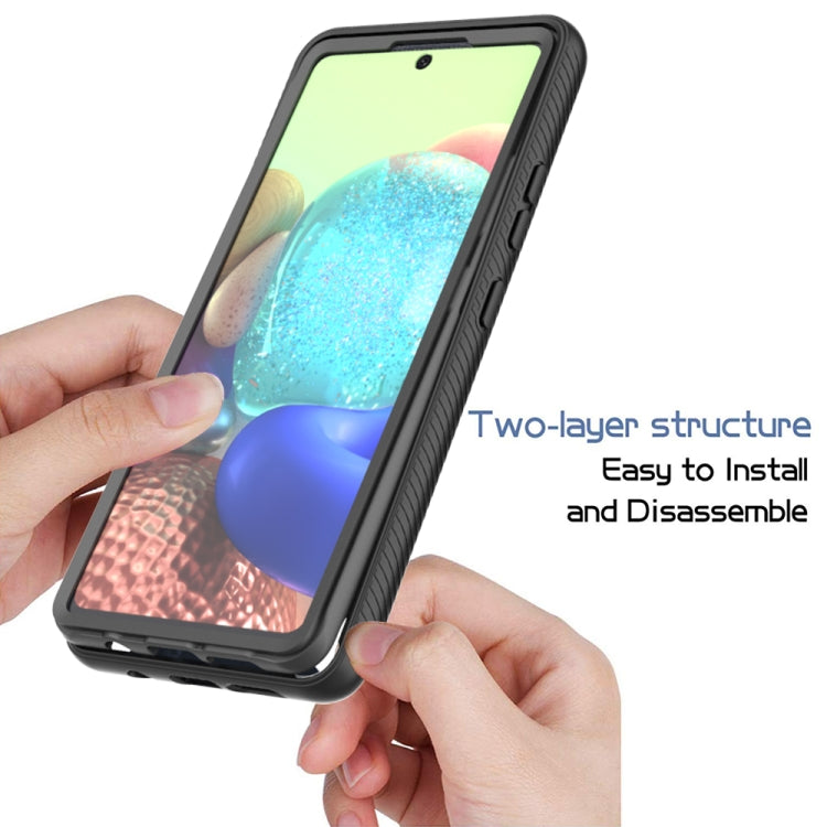 Starry Sky PC + TPU Phone Case with PET Film, For Samsung Galaxy A71 5G