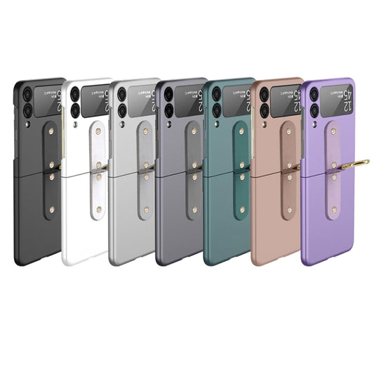 Oil-sprayed Ring PC Phone Case, For Samsung Galaxy Z Flip3 5G