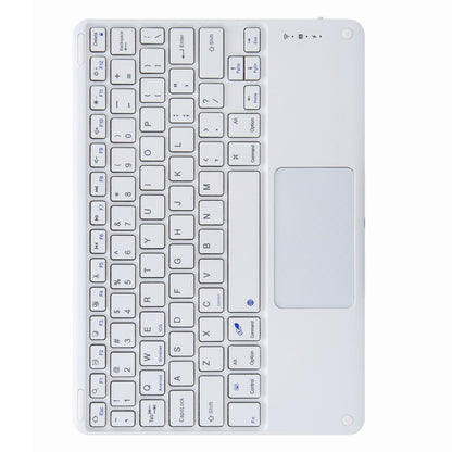H-102C Touch Bluetooth Keyboard Leather Case with Rear Three-fold Holder, For iPad 10.2 2020 & 2019 / Pro 10.5 inch
