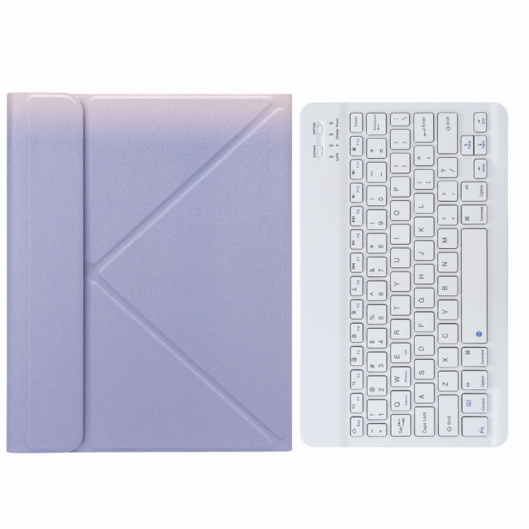 H-102 Bluetooth Keyboard Leather Case with Rear Three-fold Holder, For iPad 10.2 2020 & 2019 / Pro 10.5 inch, For iPad 9.7 2018 & 2017, For iPad Pro 11 inch 2021 & 2020 & 2018 / Air 2020 10.9