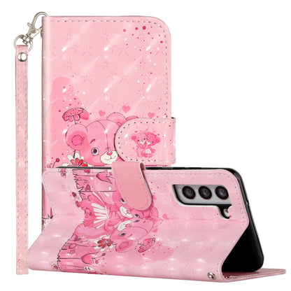 3D Pattern Horizontal Flip PU Leather Phone Case, For Samsung Galaxy S22 5G, For Samsung Galaxy S22+ 5G, For Samsung Galaxy S22 Ultra 5G
