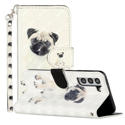 3D Pattern Horizontal Flip PU Leather Phone Case, For Samsung Galaxy S22 5G, For Samsung Galaxy S22+ 5G, For Samsung Galaxy S22 Ultra 5G