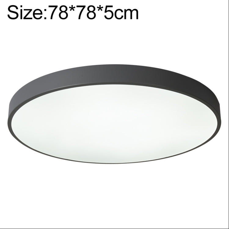 Macaron LED Round Ceiling Lamp, 3-Colors Light, 23cm, 30cm, 40cm, 50cm, 60cm, 78cm