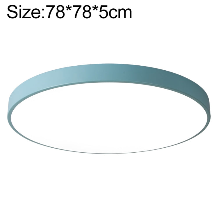 Macaron LED Round Ceiling Lamp, 3-Colors Light, 23cm, 30cm, 40cm, 50cm, 60cm, 78cm