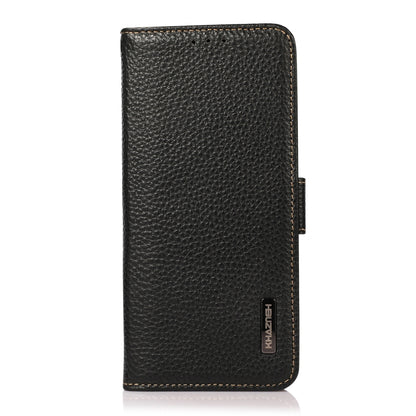 KHAZNEH Side-Magnetic Litchi Genuine Leather RFID Phone Case, For Samsung Galaxy A72 5G, For Samsung Galaxy A82 5G, For Samsung Galaxy F62 / M62, For Samsung Galaxy M32, For Samsung Galaxy M52 5G, For Samsung Galaxy S20 FE, For Samsung Galaxy S20+     ...