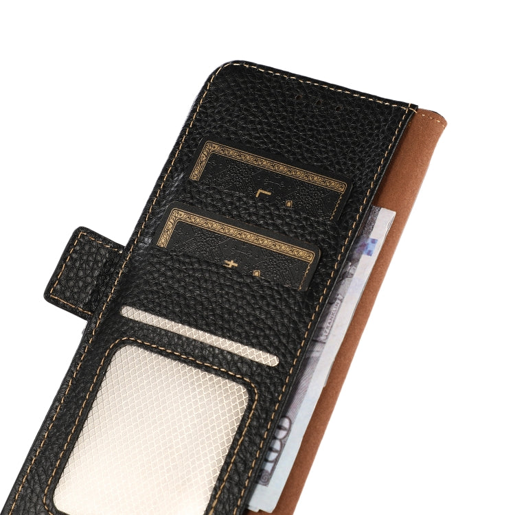 KHAZNEH Side-Magnetic Litchi Genuine Leather RFID Phone Case, For Samsung Galaxy A72 5G, For Samsung Galaxy A82 5G, For Samsung Galaxy F62 / M62, For Samsung Galaxy M32, For Samsung Galaxy M52 5G, For Samsung Galaxy S20 FE, For Samsung Galaxy S20+     ...