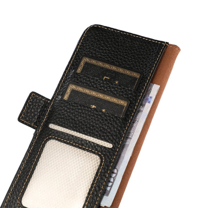 KHAZNEH Side-Magnetic Litchi Genuine Leather RFID Phone Case, For Samsung Galaxy A72 5G, For Samsung Galaxy A82 5G, For Samsung Galaxy F62 / M62, For Samsung Galaxy M32, For Samsung Galaxy M52 5G, For Samsung Galaxy S20 FE, For Samsung Galaxy S20+     ...