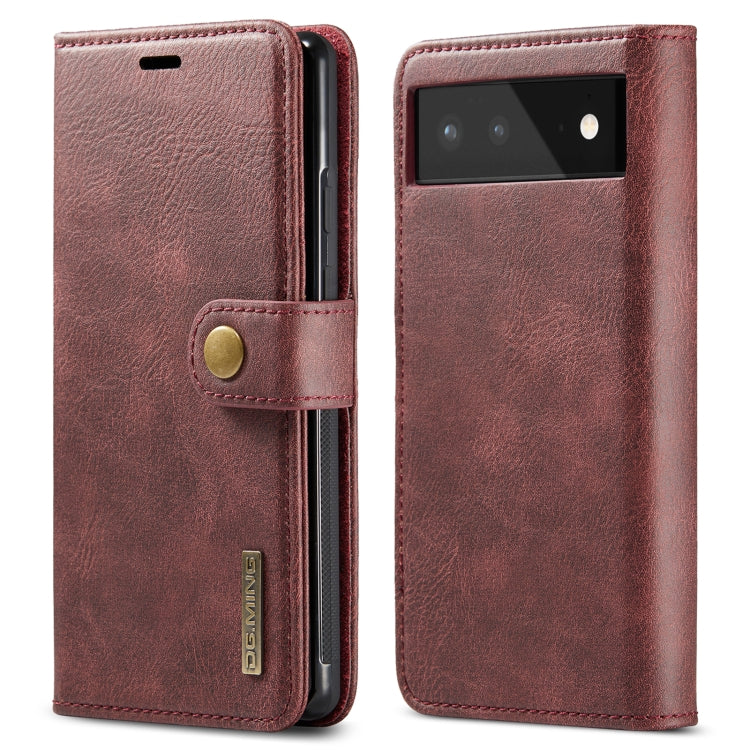 DG.MING Crazy Horse Texture Detachable Magnetic Leather Phone Case, For Samsung Galaxy S22 5G, For Samsung Galaxy S22+ 5G, For Samsung Galaxy S22 Ultra 5G, For Samsung Galaxy A13 5G, For OnePlus 9RT 5G, For Google Pixel 5a 5G, For Google Pixel 6       ...