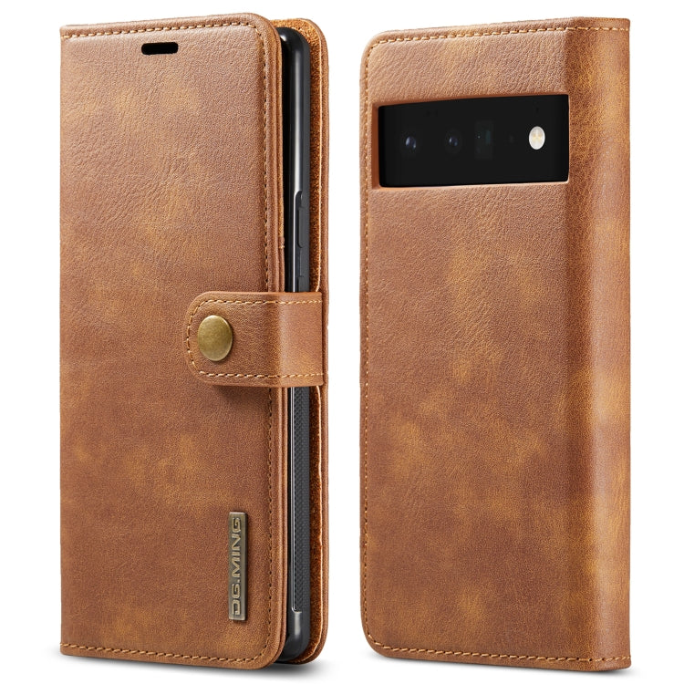 DG.MING Crazy Horse Texture Detachable Magnetic Leather Phone Case, For Samsung Galaxy S22 5G, For Samsung Galaxy S22+ 5G, For Samsung Galaxy S22 Ultra 5G, For Samsung Galaxy A13 5G, For OnePlus 9RT 5G, For Google Pixel 5a 5G, For Google Pixel 6       ...