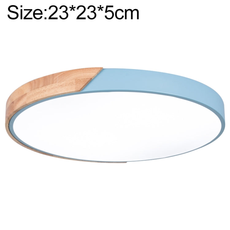 Wood Macaron LED Round Ceiling Lamp, White Light, 23cm, 30cm, 40cm, 50cm, 60cm