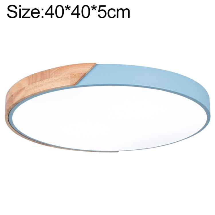 Wood Macaron LED Round Ceiling Lamp, White Light, 23cm, 30cm, 40cm, 50cm, 60cm