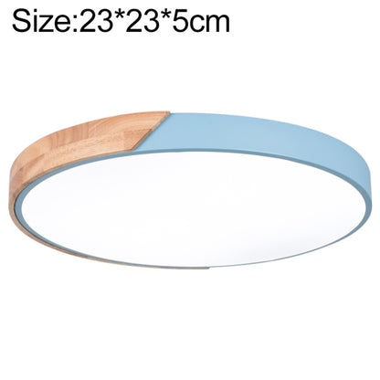 Wood Macaron LED Round Ceiling Lamp, 3-Colors Light, 23cm, 30cm, 40cm, 50cm, 60cm